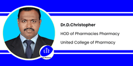 Interview Dr D Christopher HOD of Pharmacies Pharmacy at United College of Pharmacy